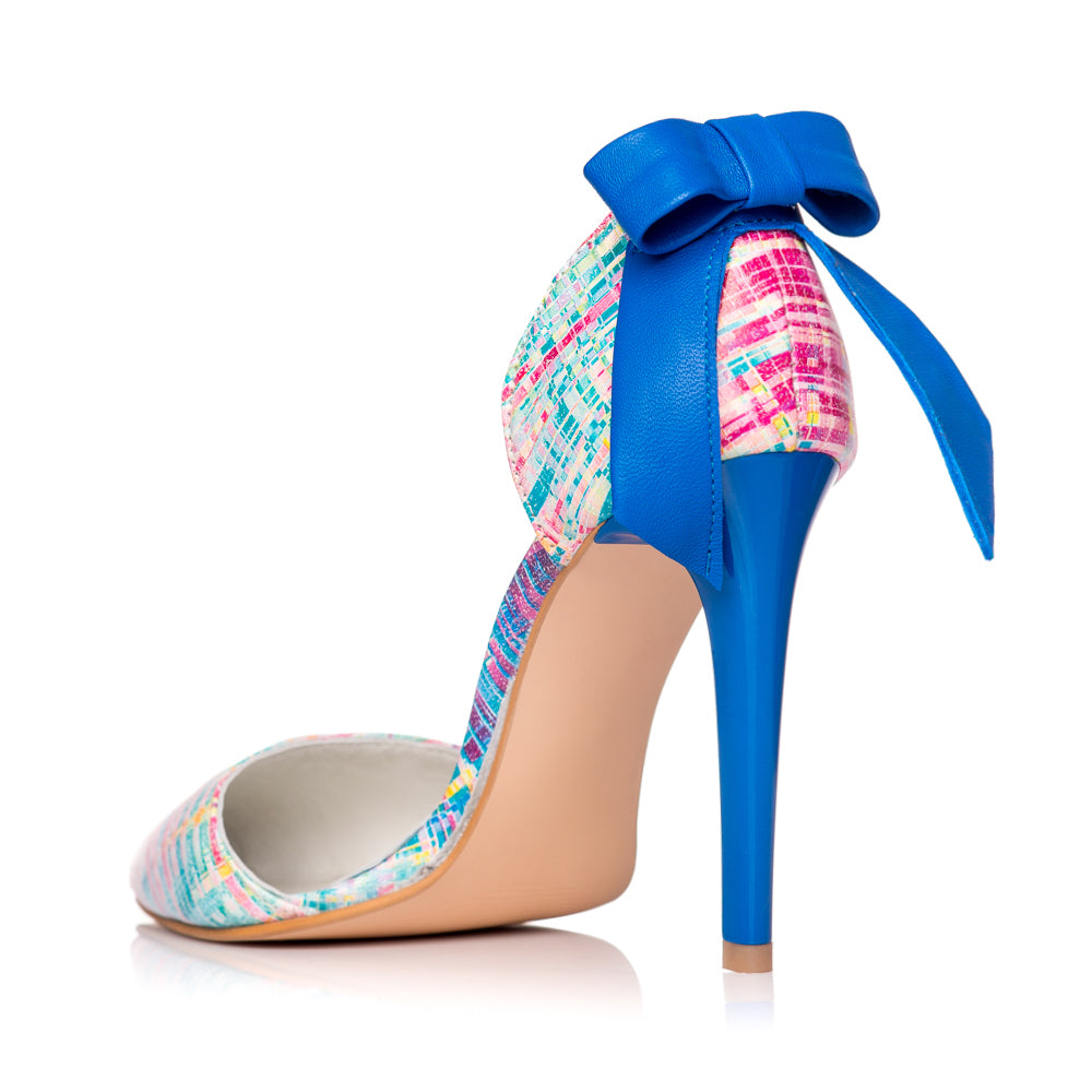 Pantofi Dama Piele Stiletto Luna Multicolor C30 - orice culoare