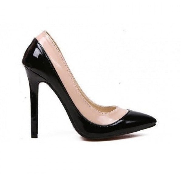 Pantofi  Stiletto Duo  piele lacuita - orice culoare