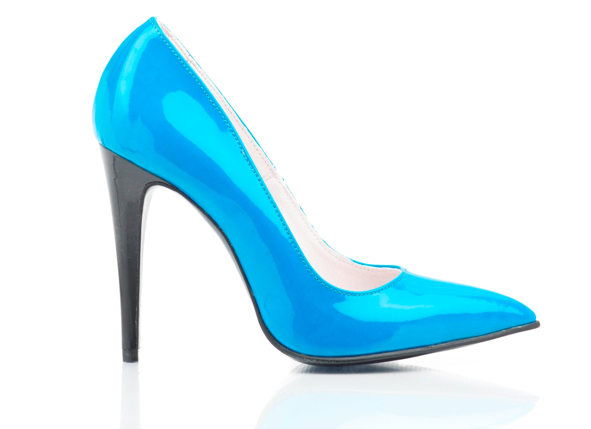 Pantofi Stiletto piele lacuita PP1 albastru - orice culoare