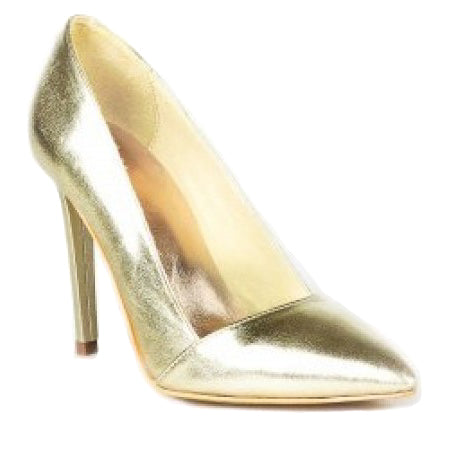 Pantofi Stiletto C10 piele Auriu - orice culoare