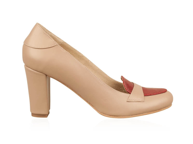 Pantofi din piele naturala N52 - orice culoare