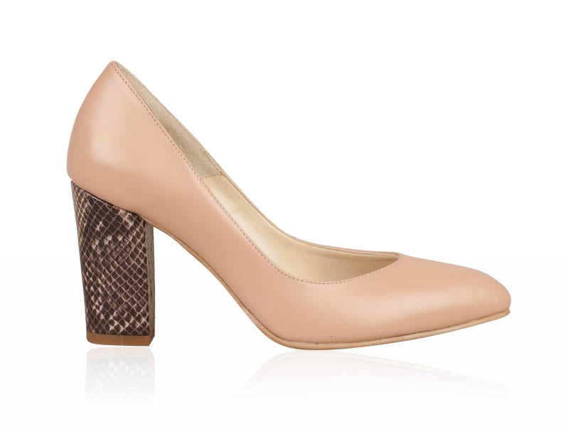 Pantofi din piele naturala N80 - orice culoare