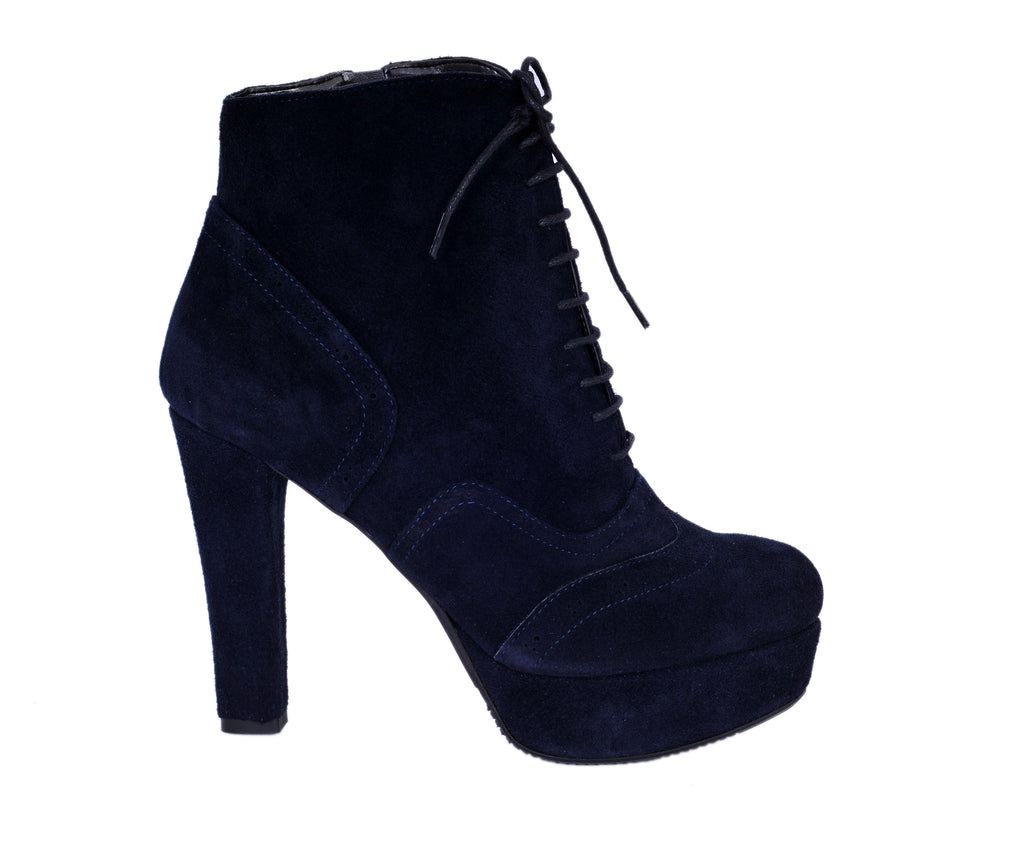 Botine Foxy piele intoarsa siret disponibile pe orice culoare