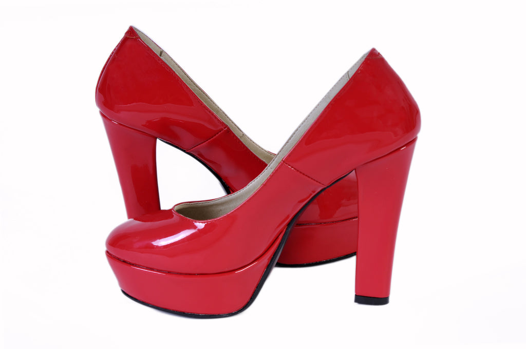 Pantofi Livi piele lacuita ,orice culoare-rosu