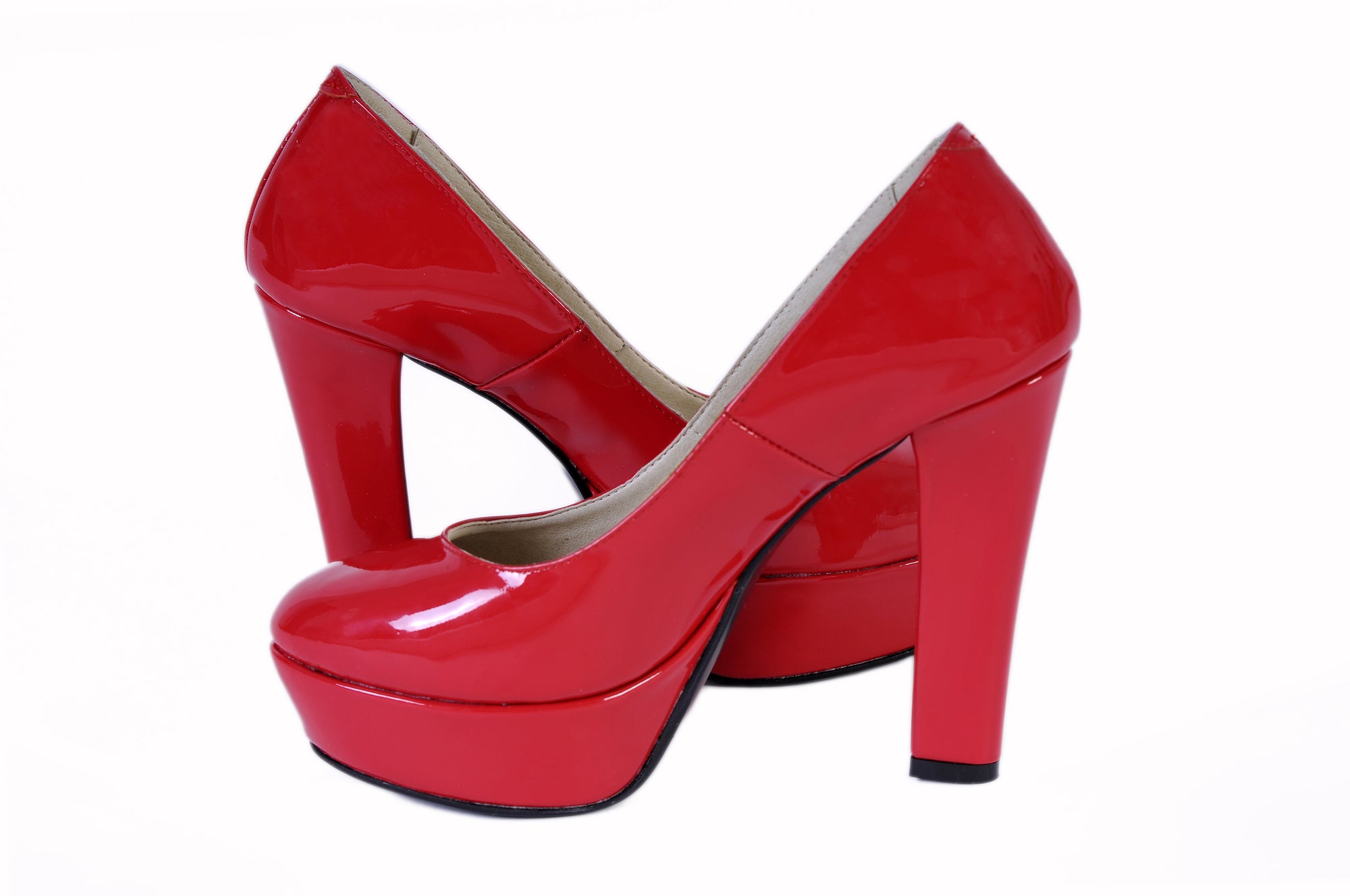 Pantofi Livi piele lacuita ,orice culoare-rosu