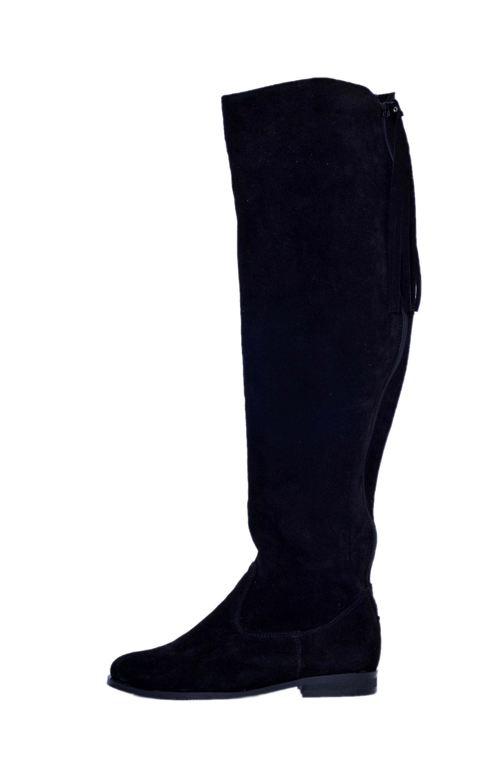 Cizme Casual peste genunchi piele naturala intoarsa,orice culoare