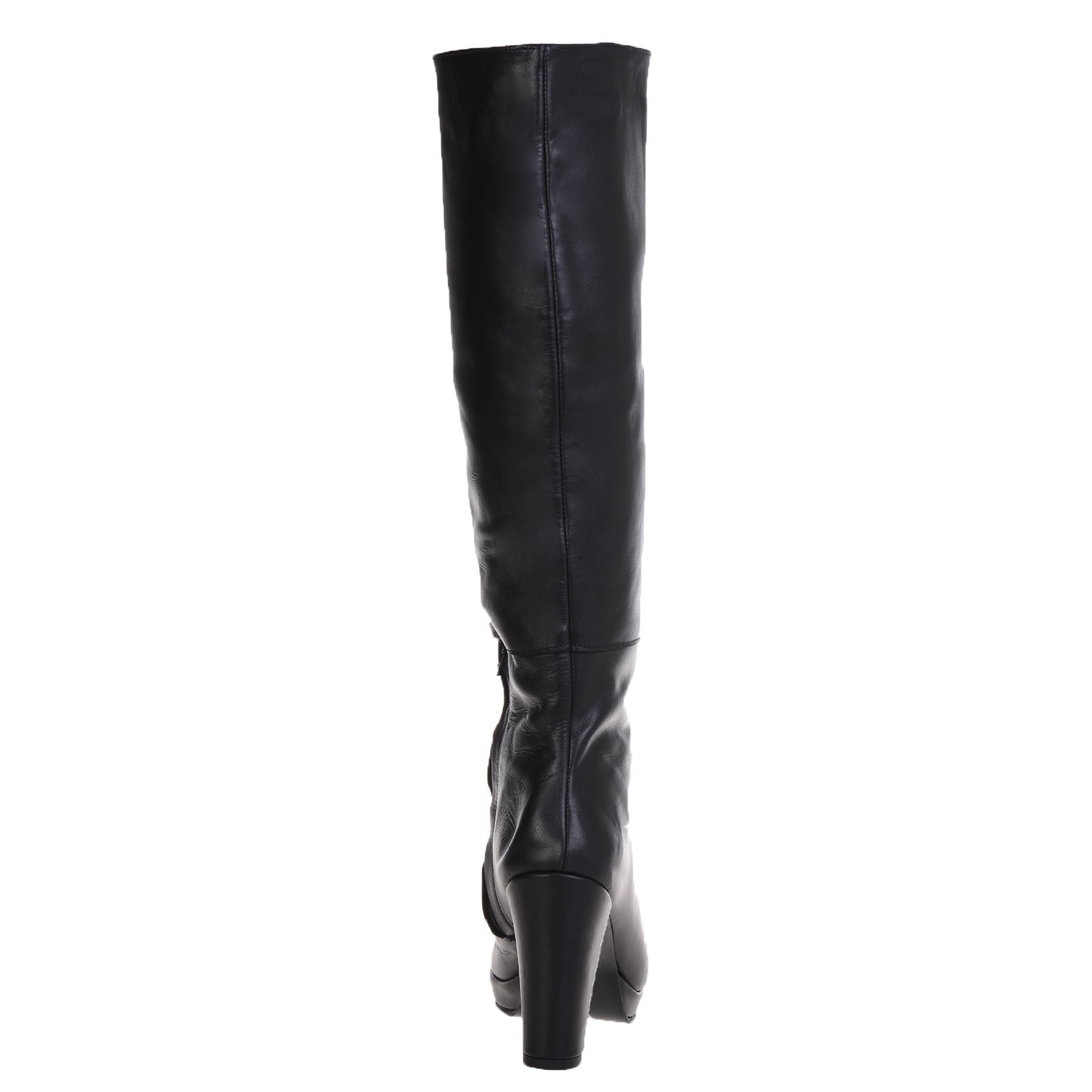 Cizme piele cu toc Casual Negru  - orice culoare