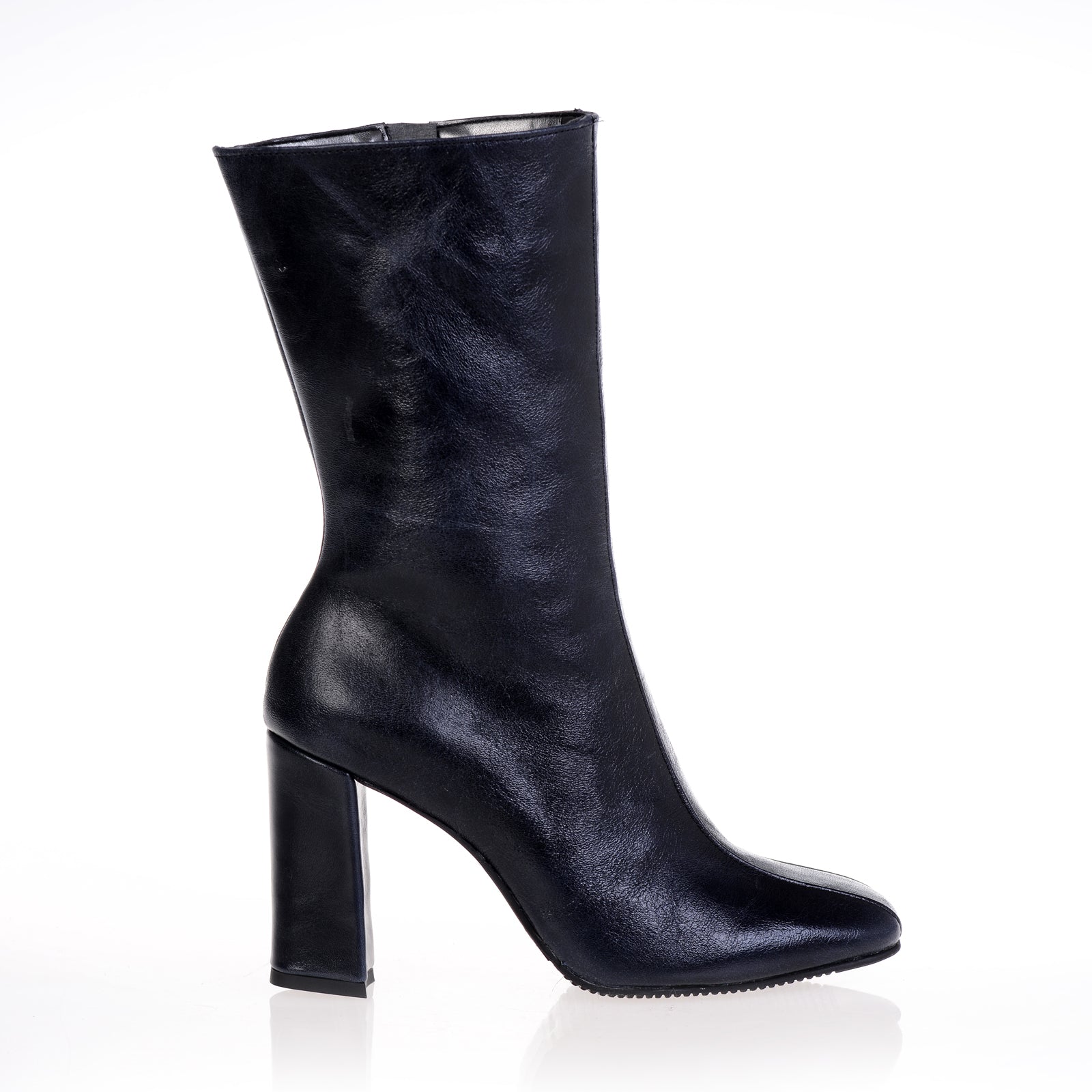 Botine piele Chic Madame Negru