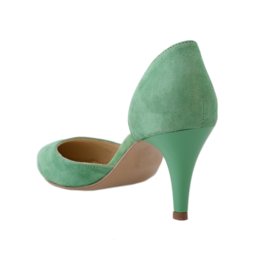Pantofi piele naturala Stiletto Style  - disponibili pe orice culoare