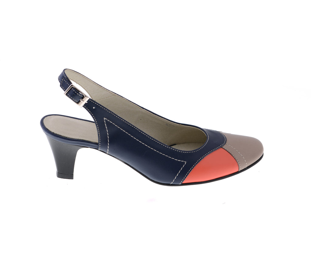 Pantofi piele naturala Madame1 decupat, disponibili pe orice culoare