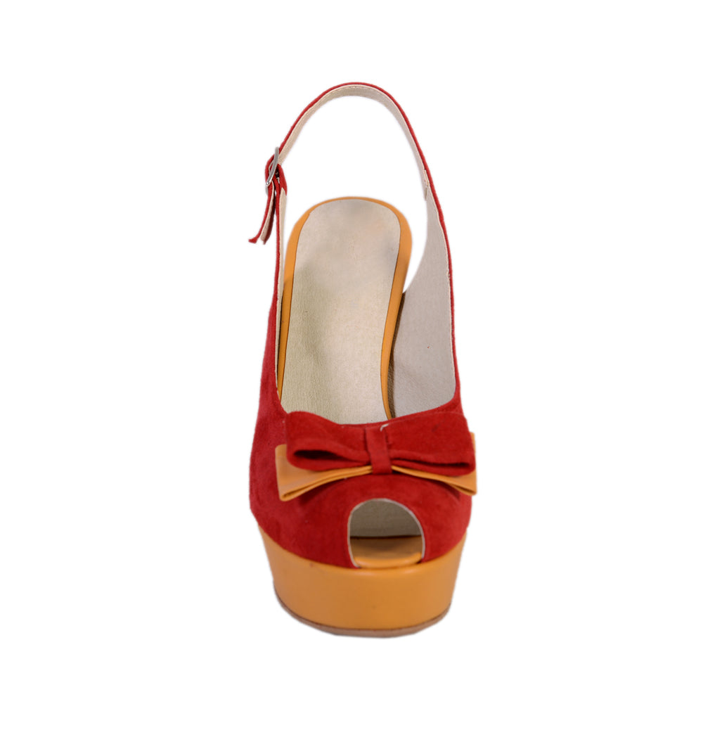 Sandale piele naturala Lara, gri orange  -  Orice culoare