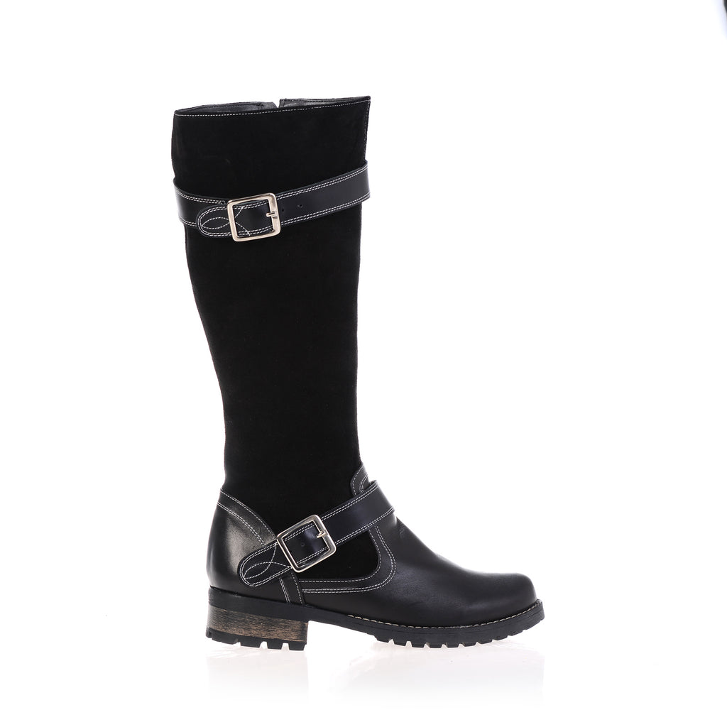 Cizme dama piele naturala Army, talpa joasa - orice culoare