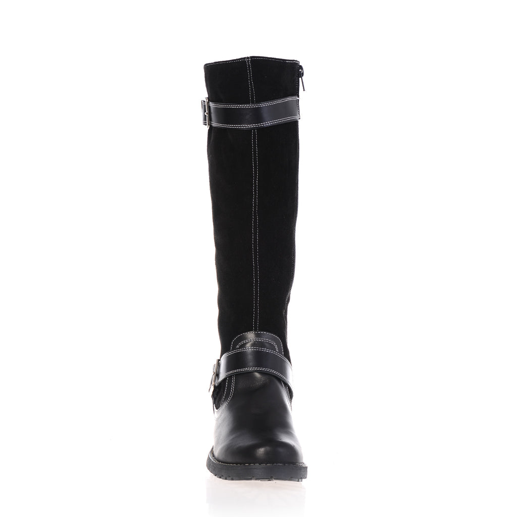 Cizme dama piele naturala Army, talpa joasa - orice culoare