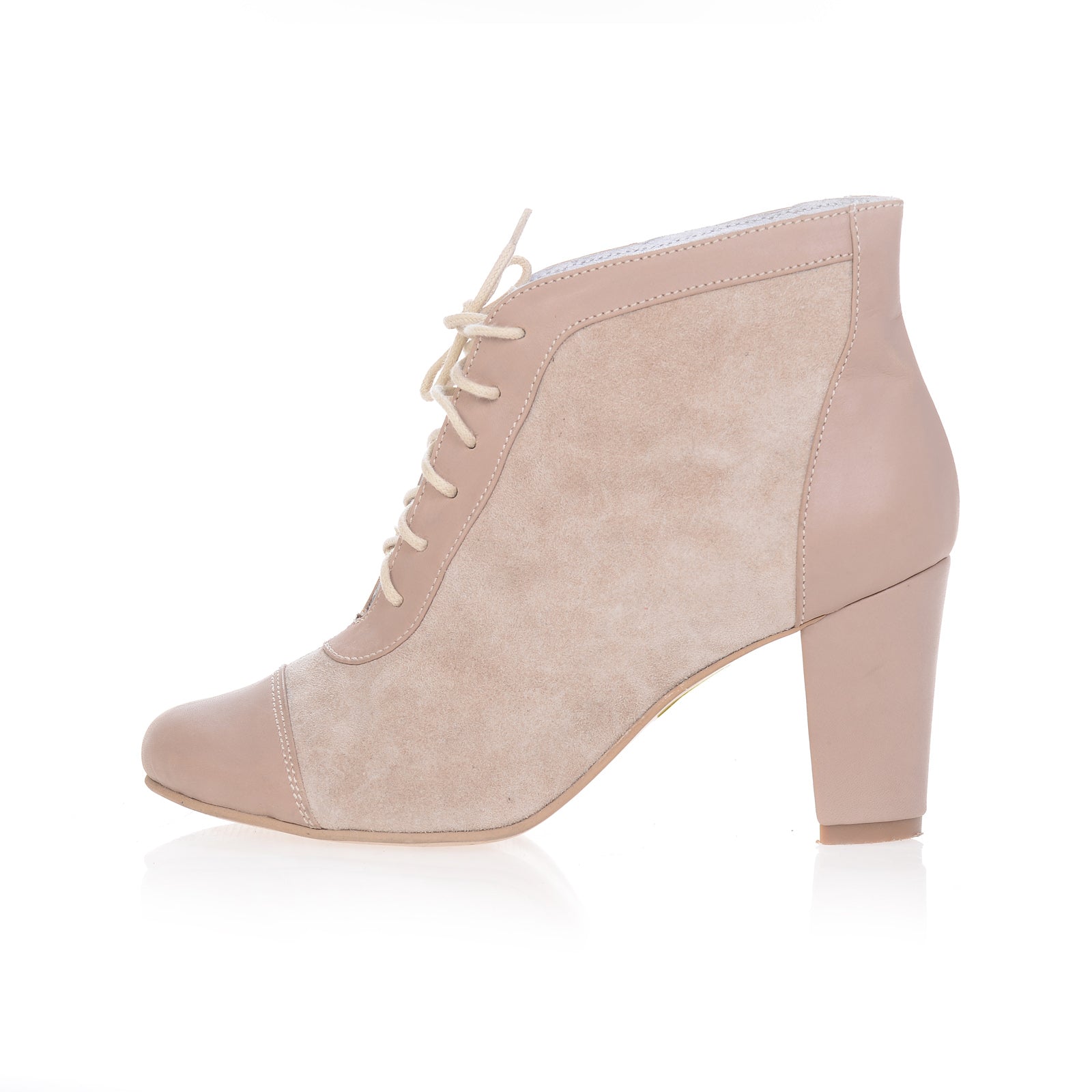 Botine dama piele cu siret Mini - orice culoare