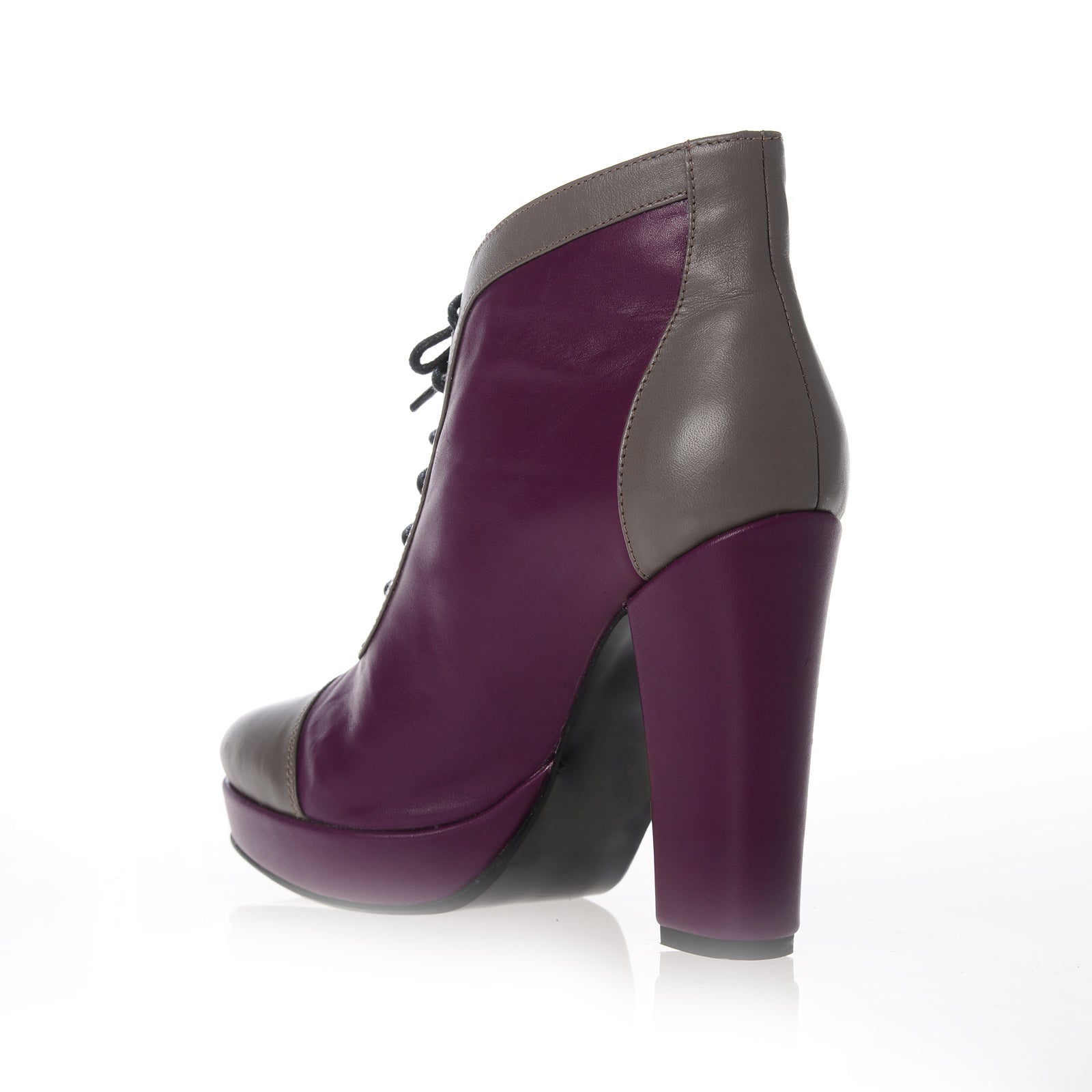 Botine dama piele cu siret - orice culoare