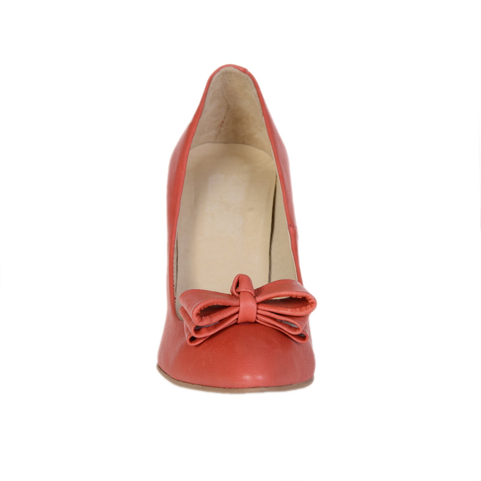 Pantofi Piele naturala Corai Funda - disponibili pe orice culoare