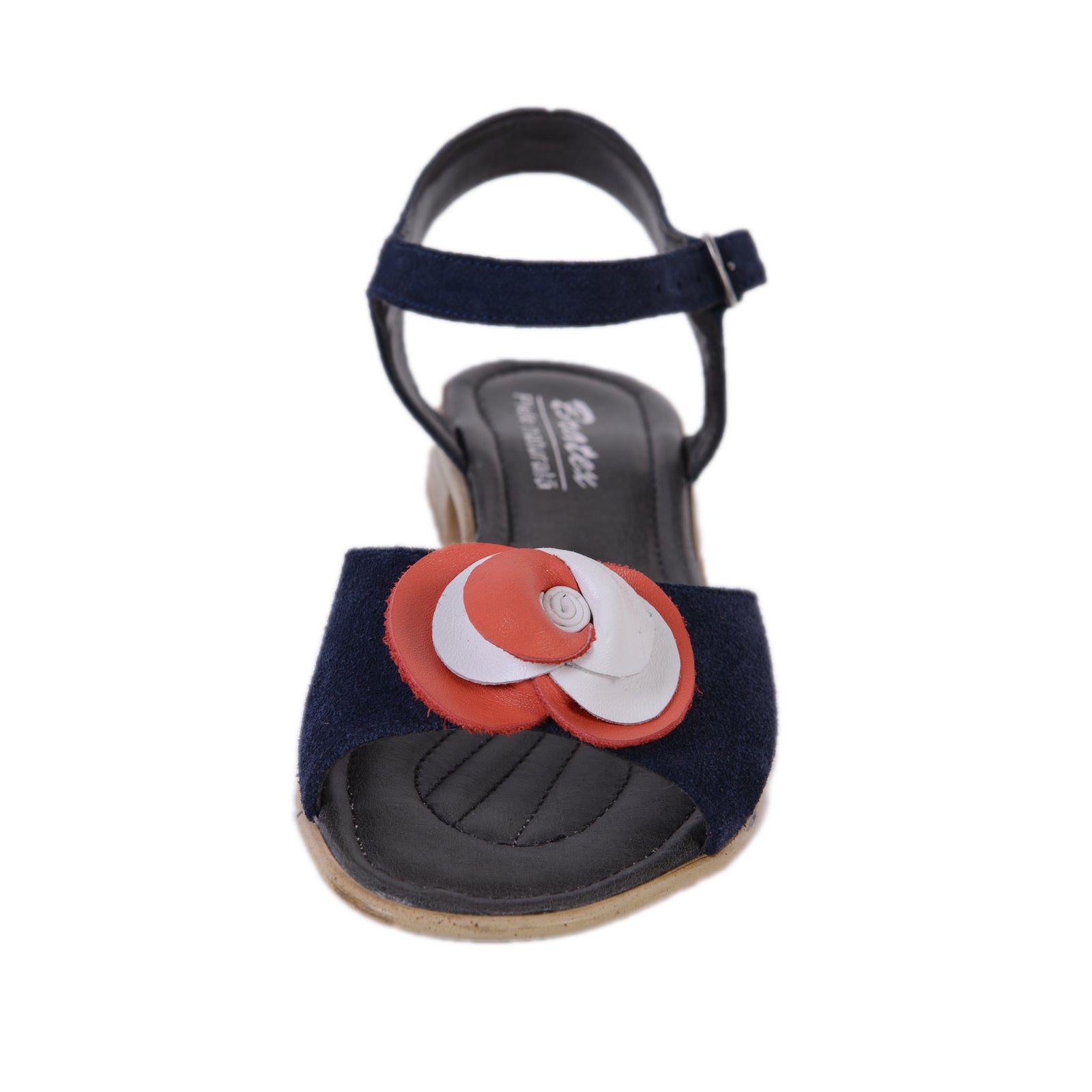 Sandale piele naturala Flower,disponibile pe orice culoare-negru