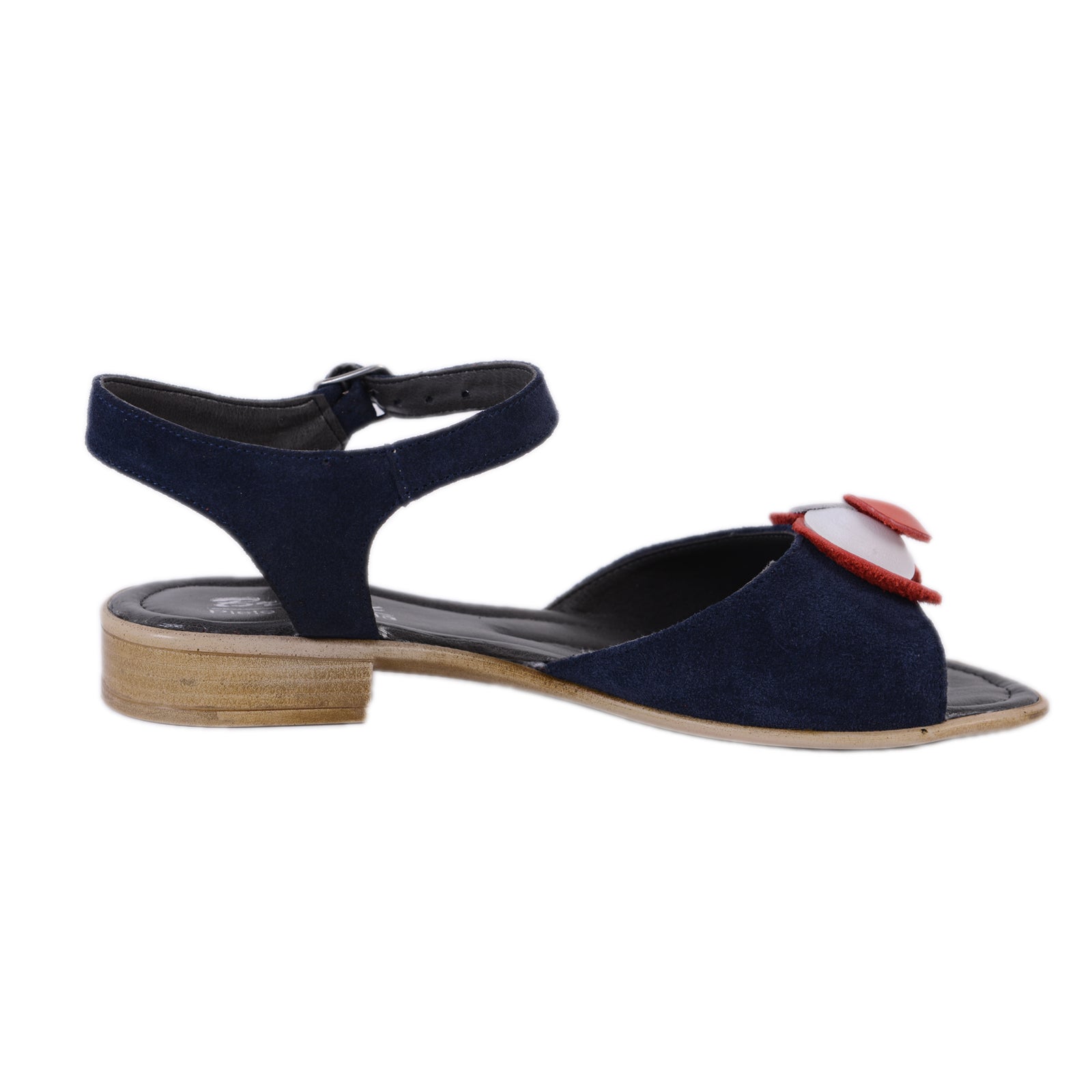 Sandale piele naturala Flower,disponibile pe orice culoare-negru