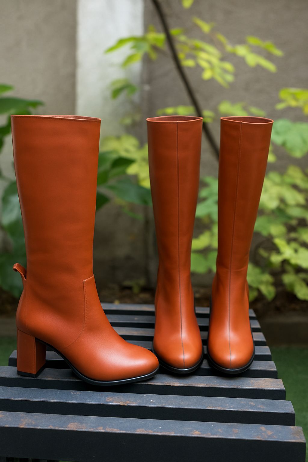 Cizme Piele Verde Iris  C11 - orice culoare