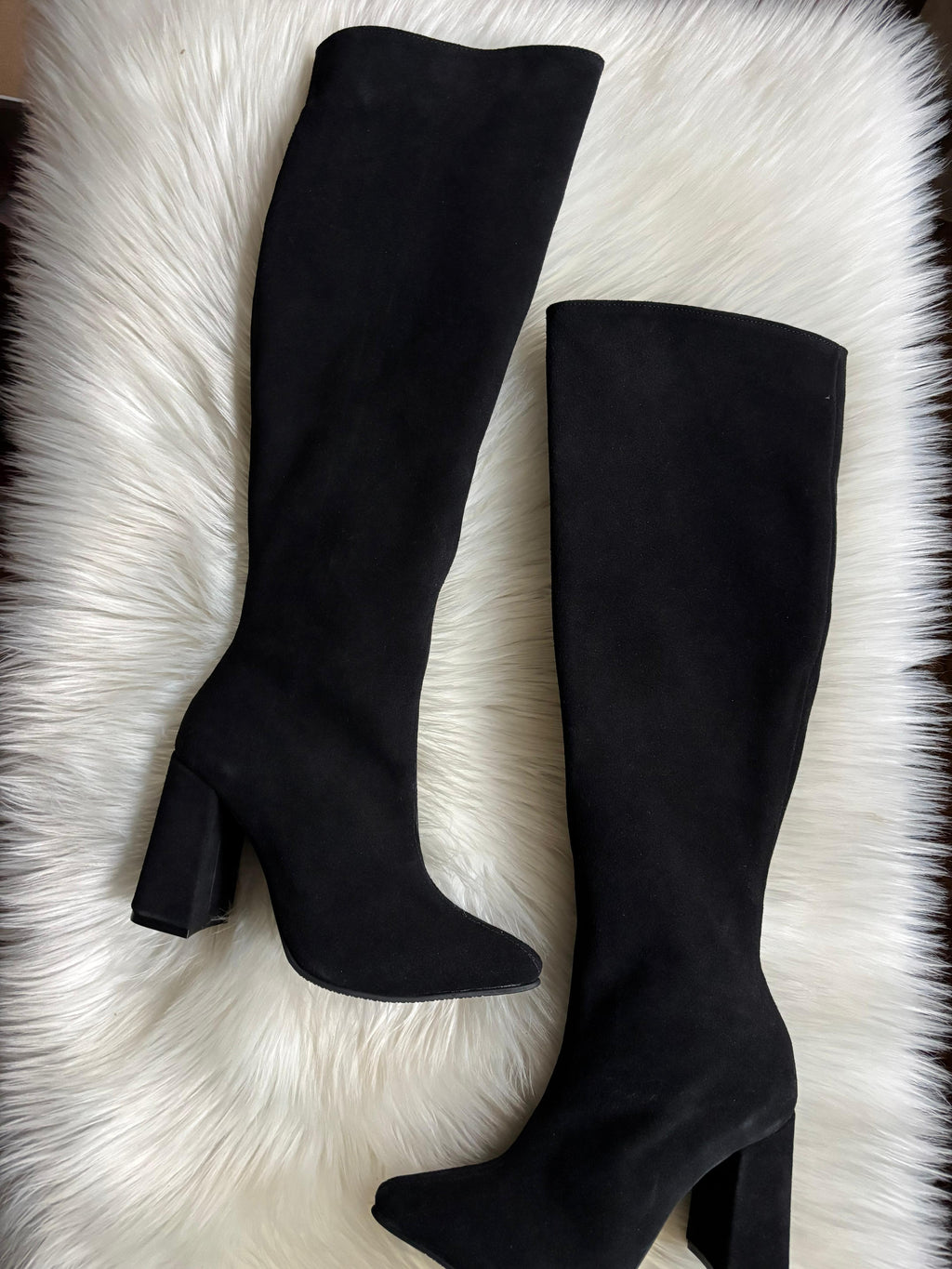 Cizme Piele Negru Toc Floral Mina C20 - orice culoare