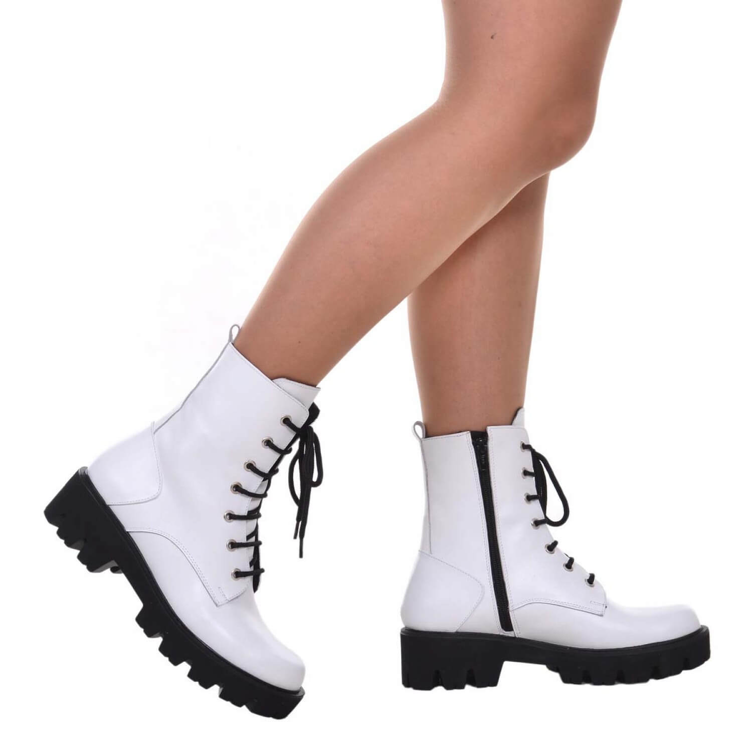 Bocanci piele naturala S21 - Orice Culoare