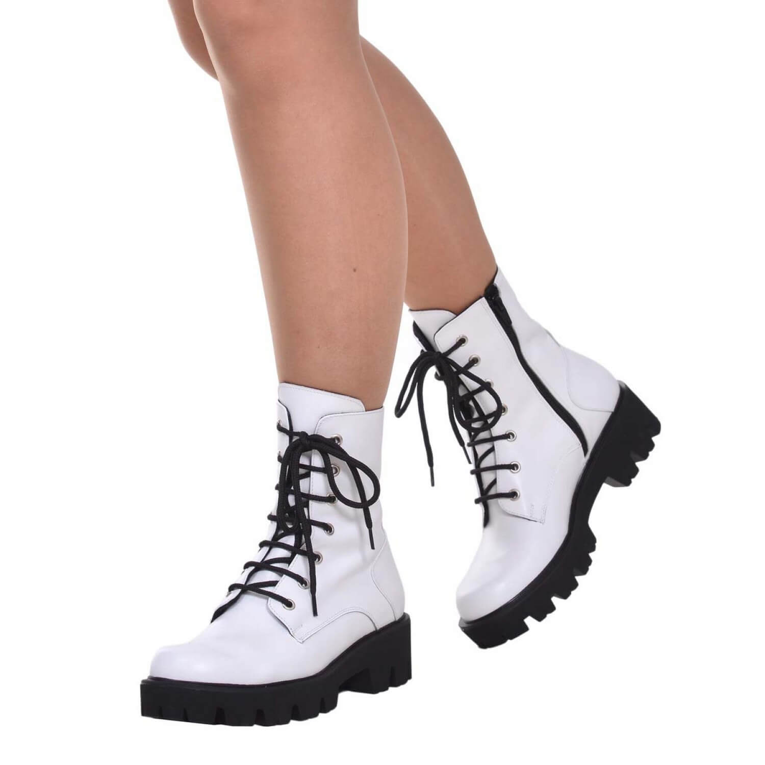Bocanci piele naturala S21 - Orice Culoare