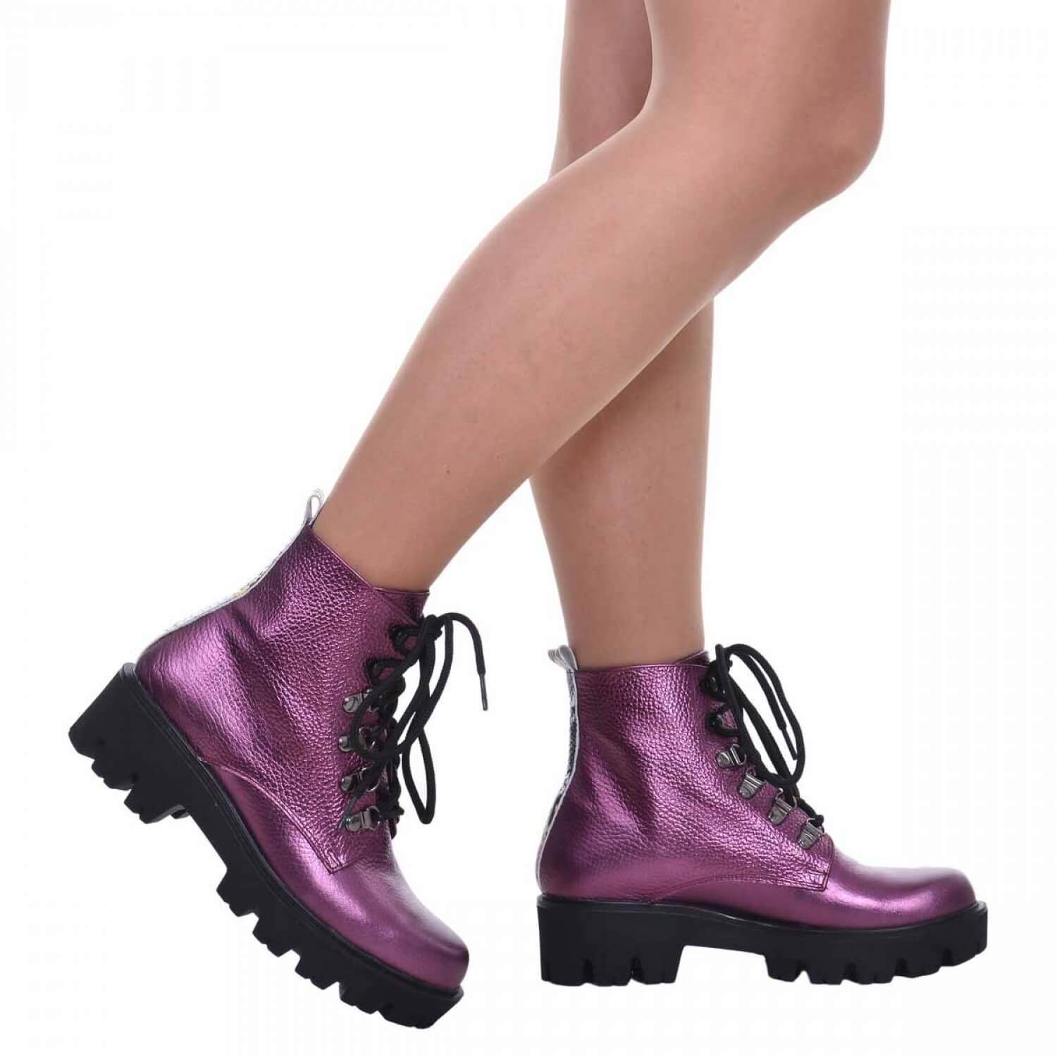 Bocanci piele naturala S26 - Orice Culoare