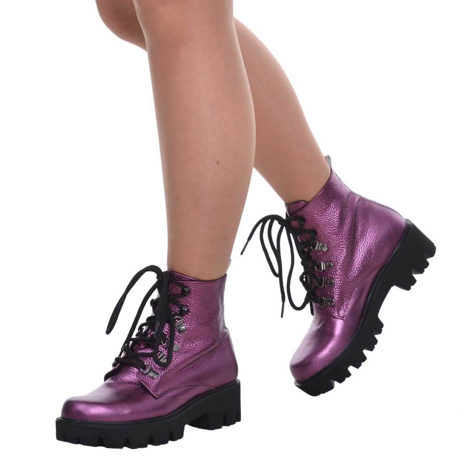 Bocanci piele naturala S26 - Orice Culoare
