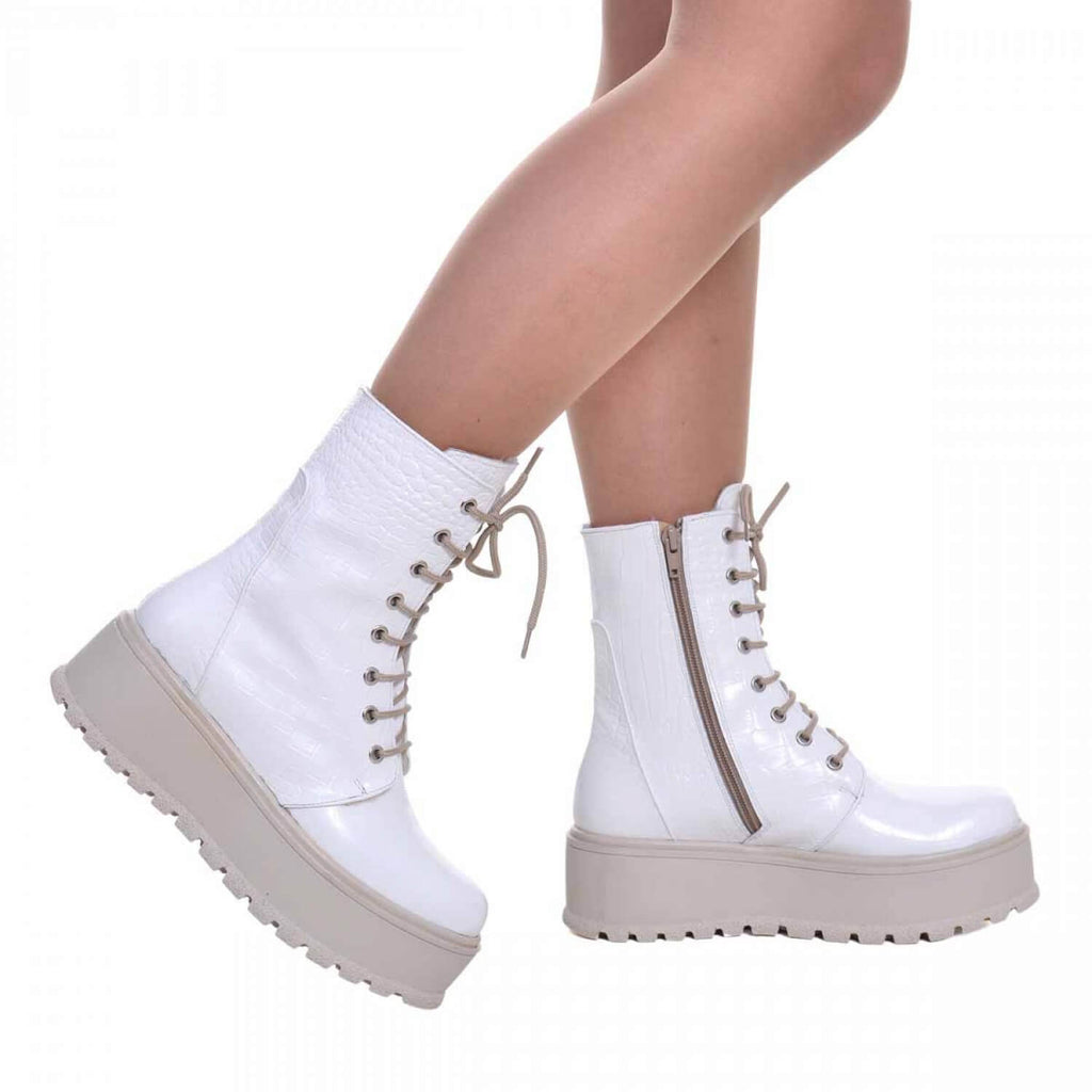 Bocanci piele naturala S30 - Orice Culoare