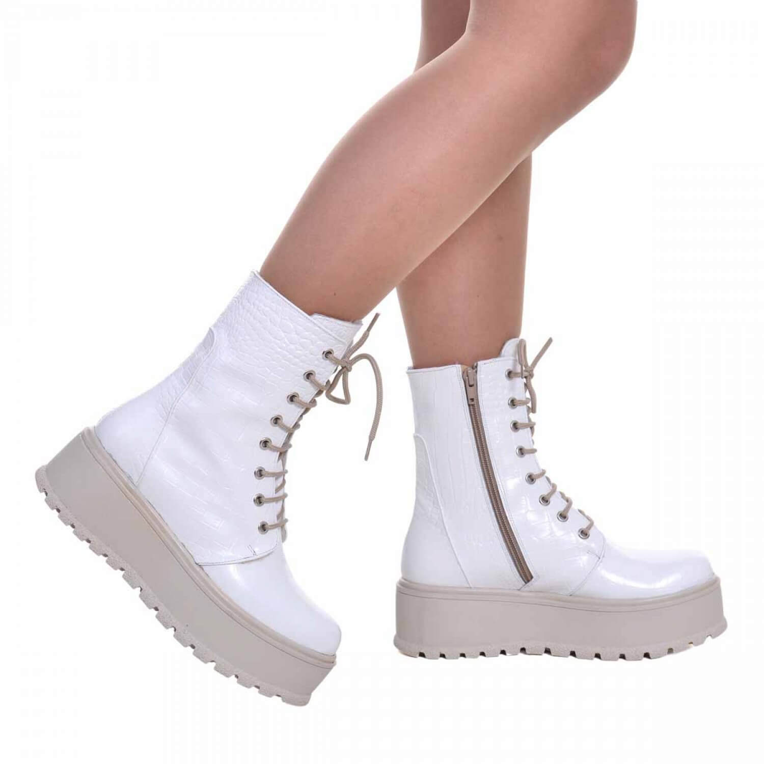 Bocanci piele naturala S30 - Orice Culoare
