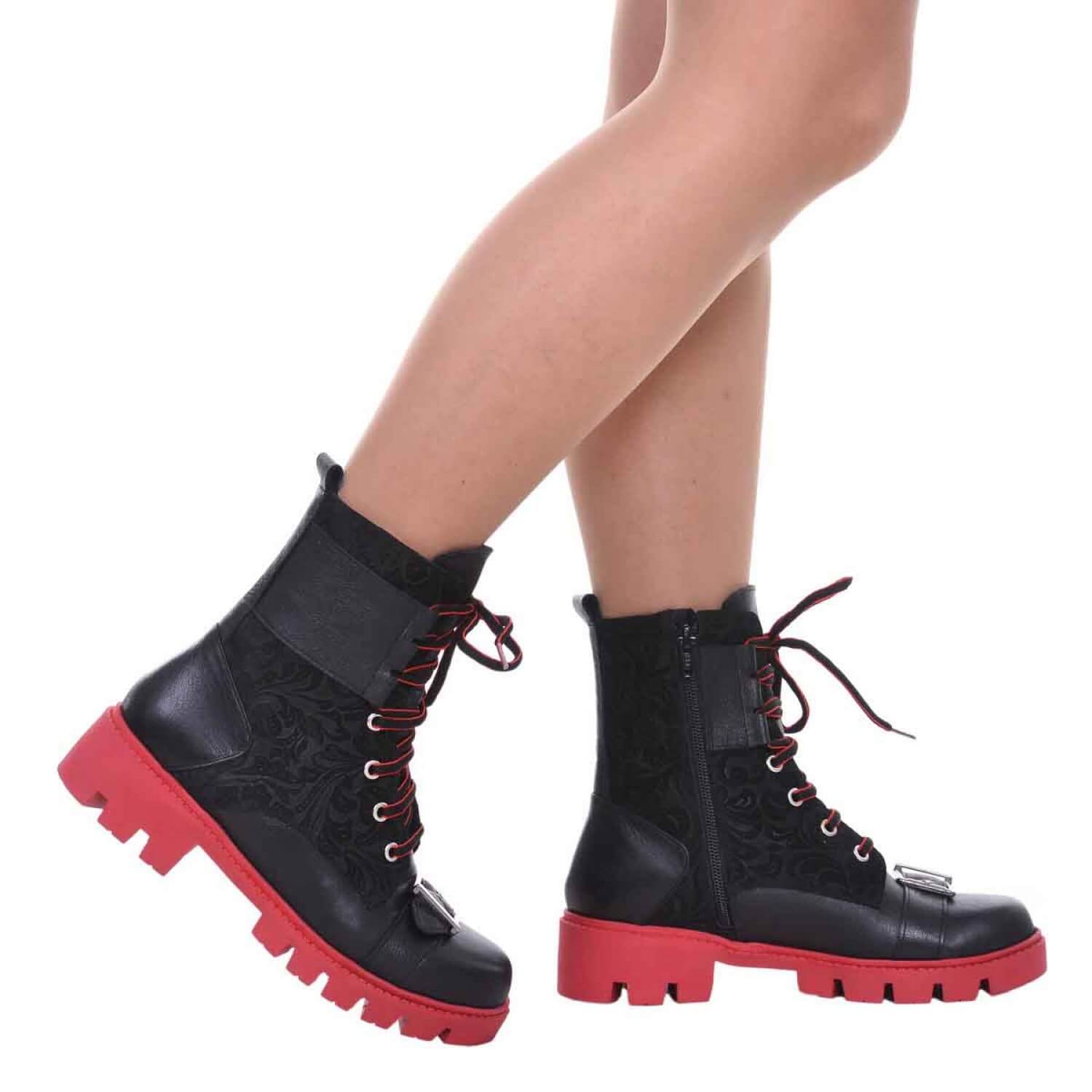 Bocanci piele naturala S31 - Orice Culoare