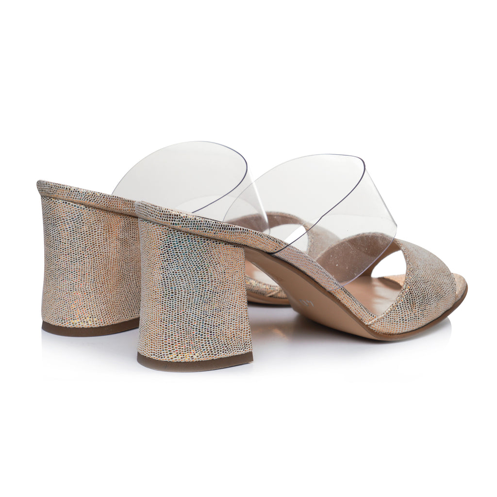 Saboti Eleganti Piele Auriu Harper E28  -orice culoare