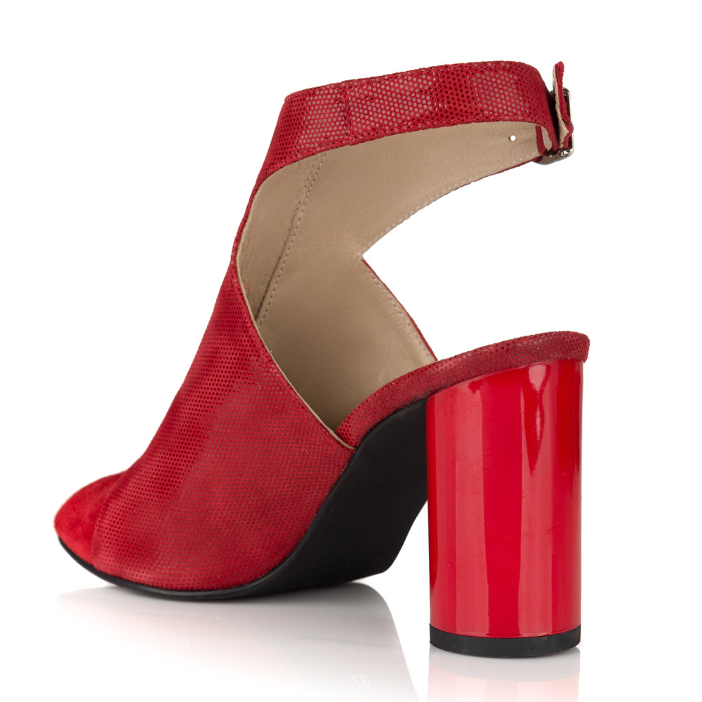 Sandale Piele Intoarsa Rosie Elisa C10 - orice culoare