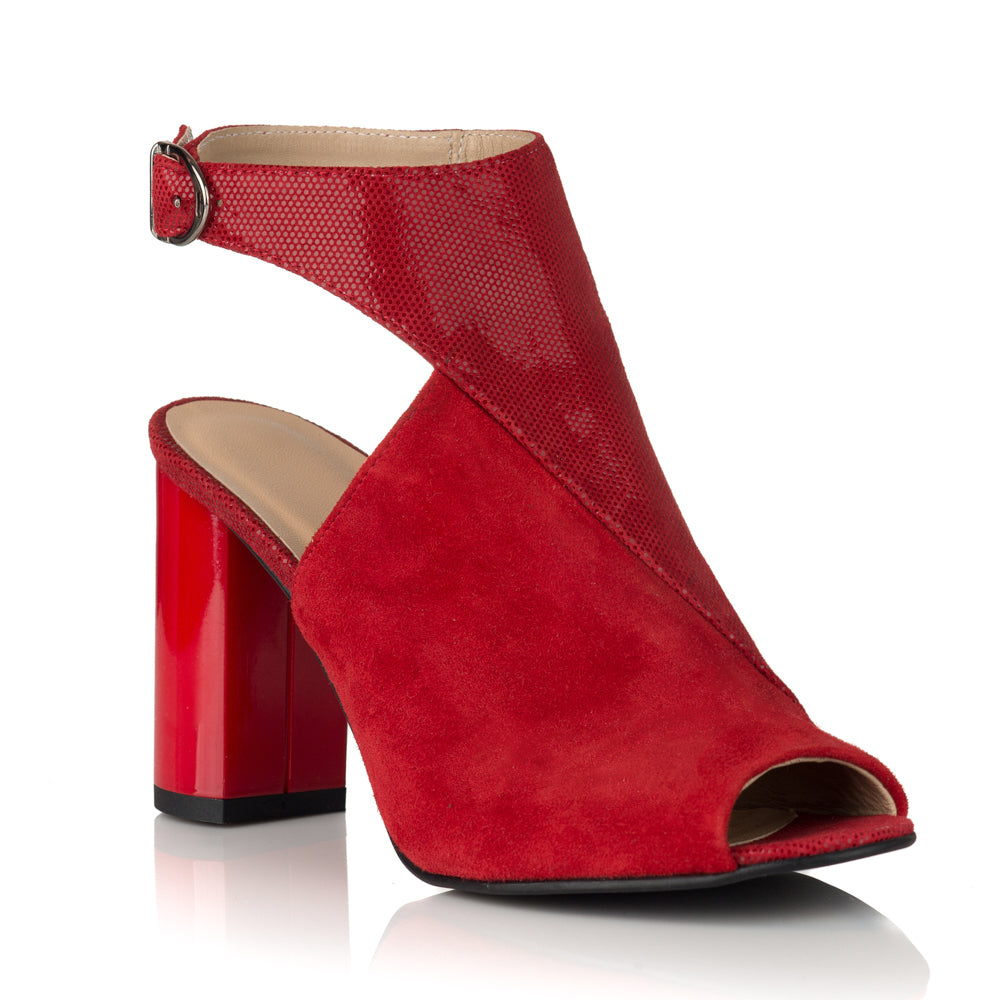 Sandale Piele Intoarsa Rosie Elisa C10 - orice culoare