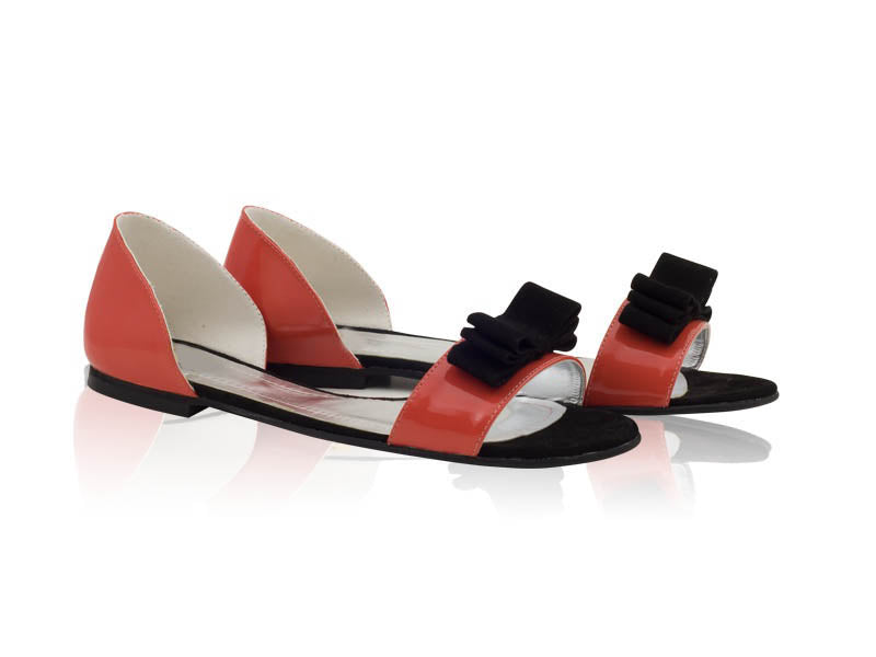 Sandale dama talpa joasa Pretty - Piele naturala