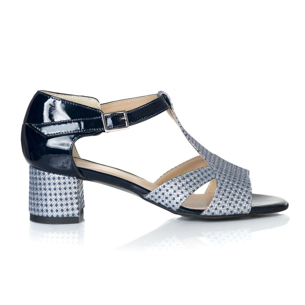 Sandale Piele Bleumarin Model Cybill T11 - orice culoare