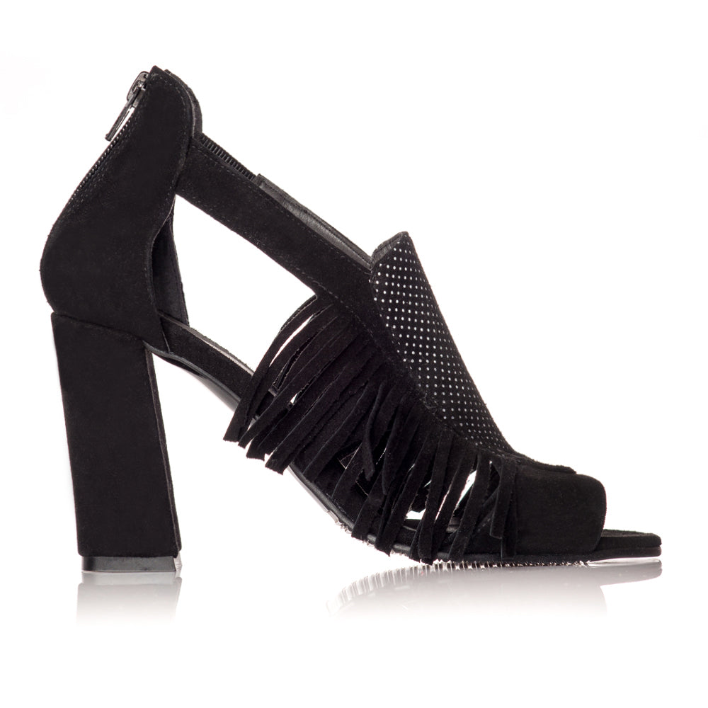 Sandale dama piele cu franjuri Vendetta - Orice culoare