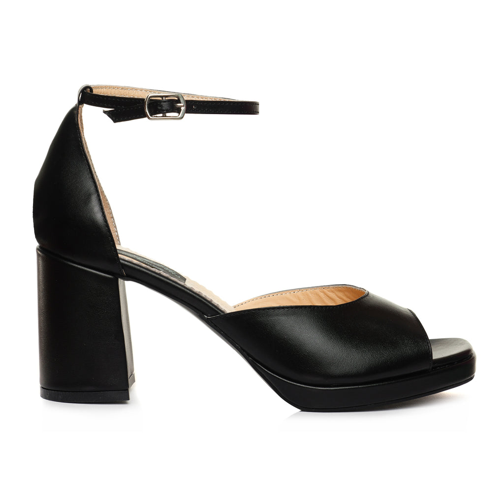 Sandale Piele Negru Confort Style C22  - orice culoare