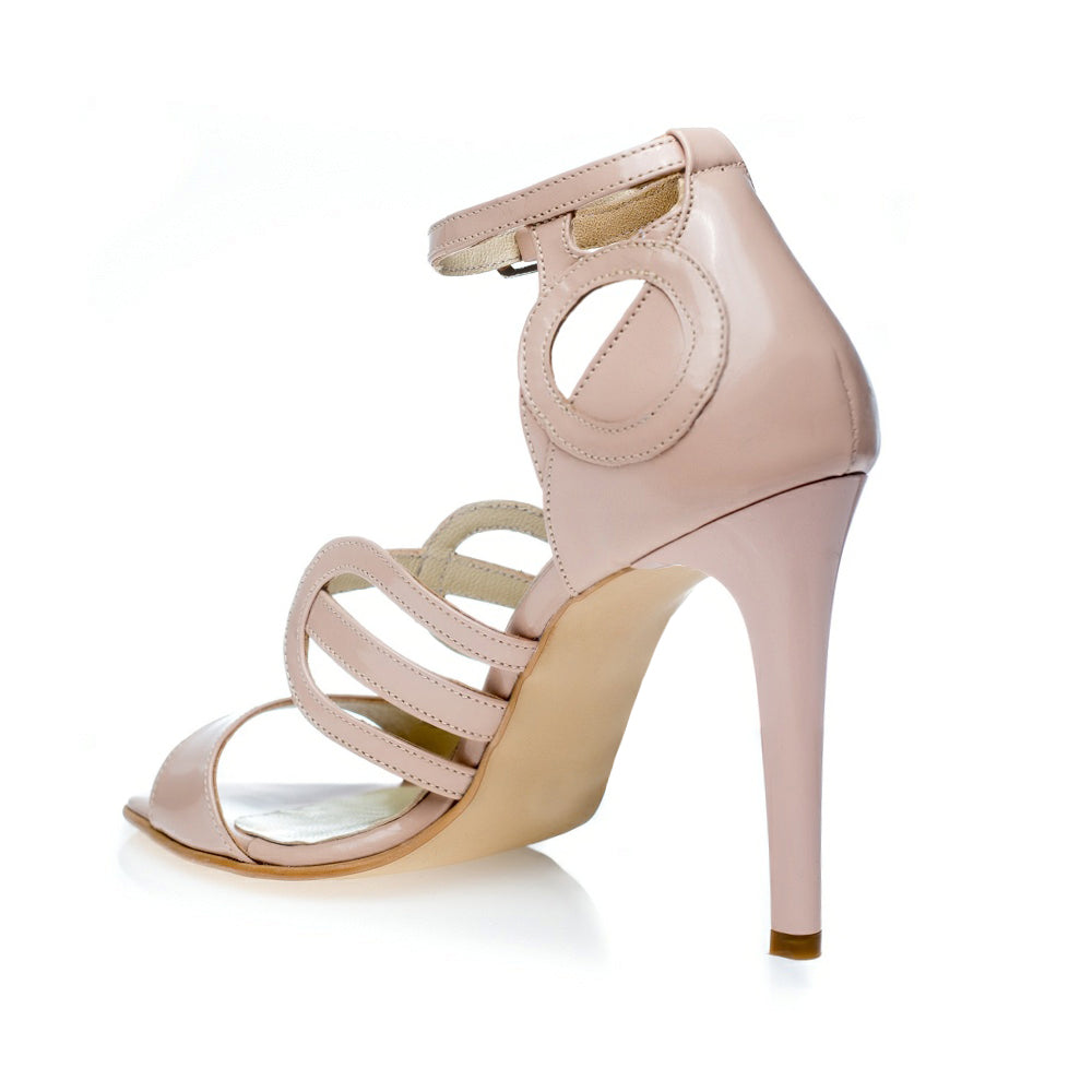 Sandale dama piele Liz Nude C1 - Orice culoare