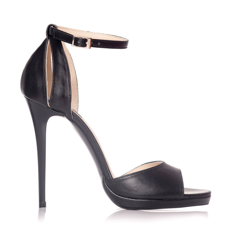 Sandale dama piele negru Lola S2 - Orice culoare