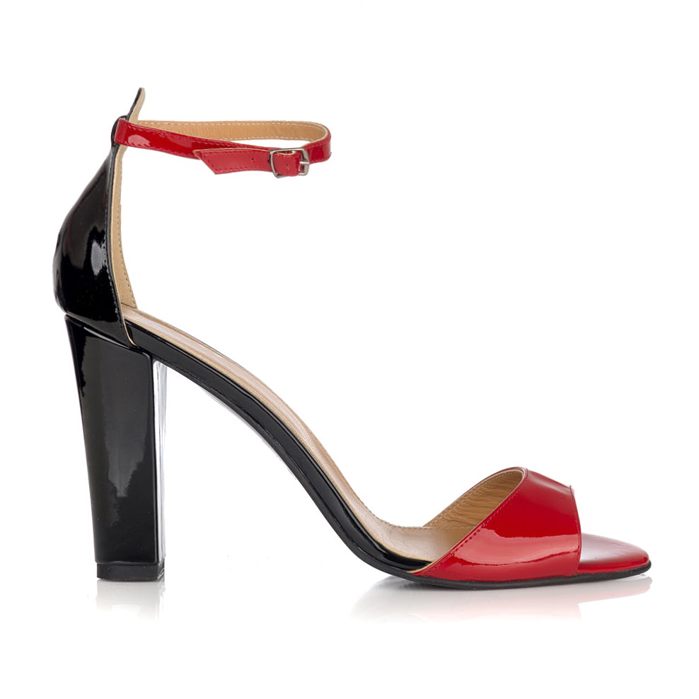 Sandale Piele Lacuia Rosu Elegant L1 - orice culoare