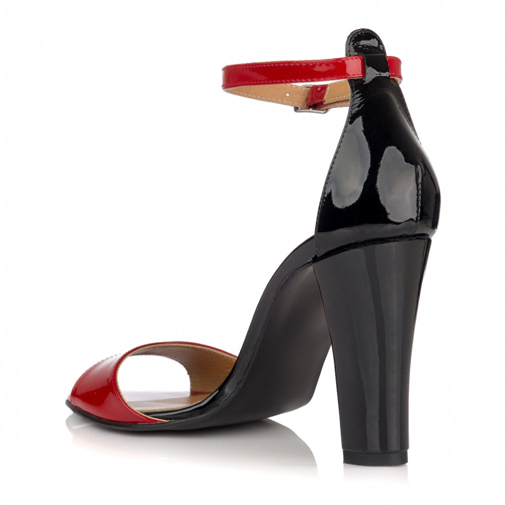 Sandale Piele Lacuia Rosu Elegant L1 - orice culoare