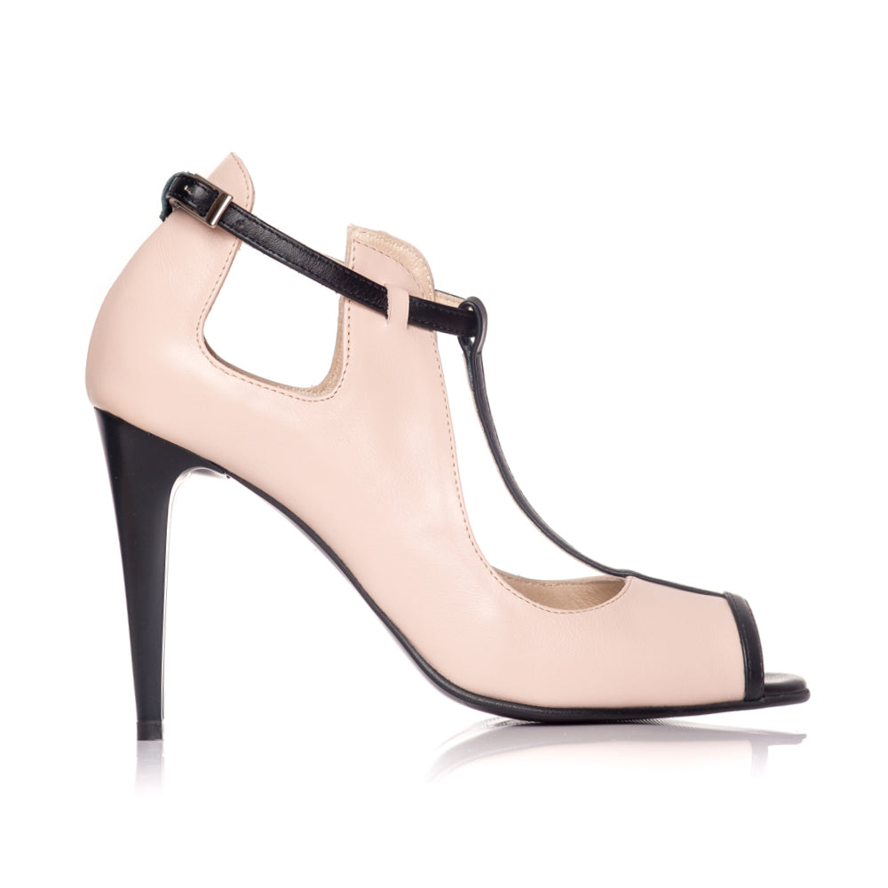 Sandale dama piele tip gheata Nude S3 - Orice culoare