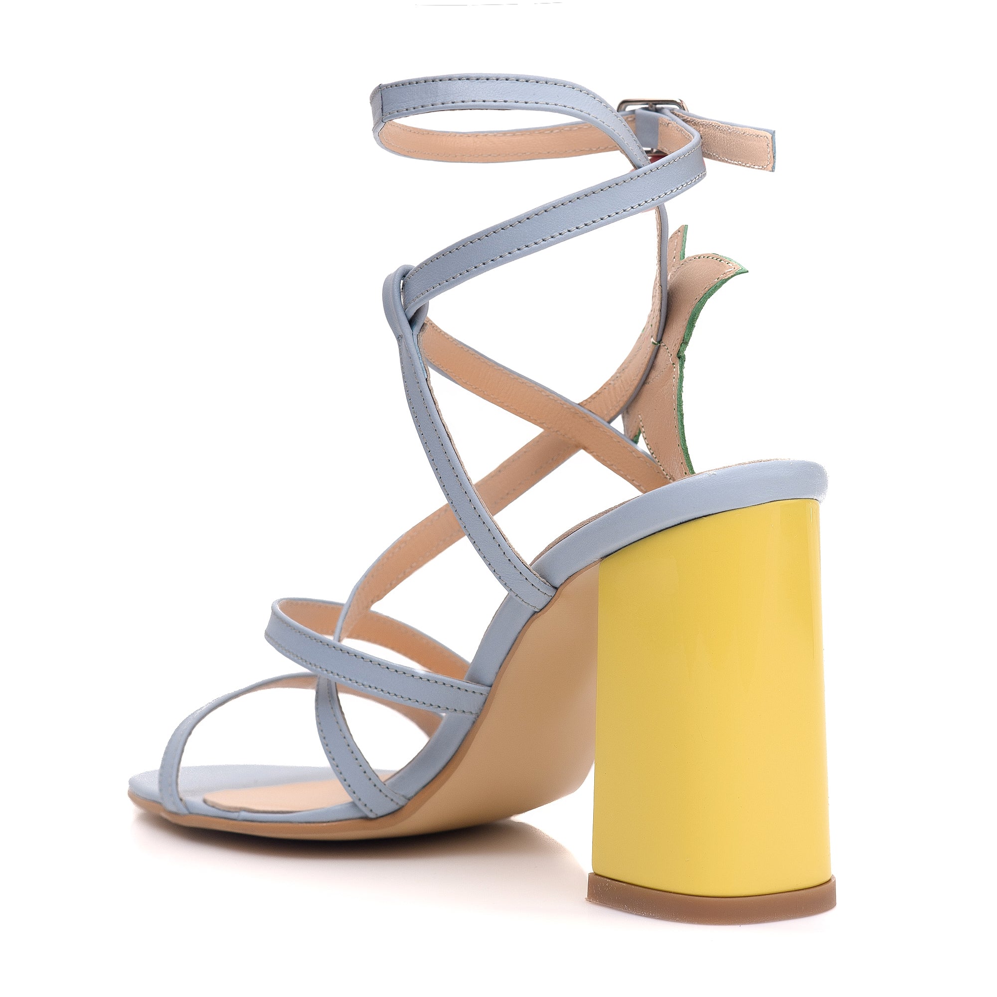 Sandale Dama Piele Bleu Lizi C14  - orice culoare