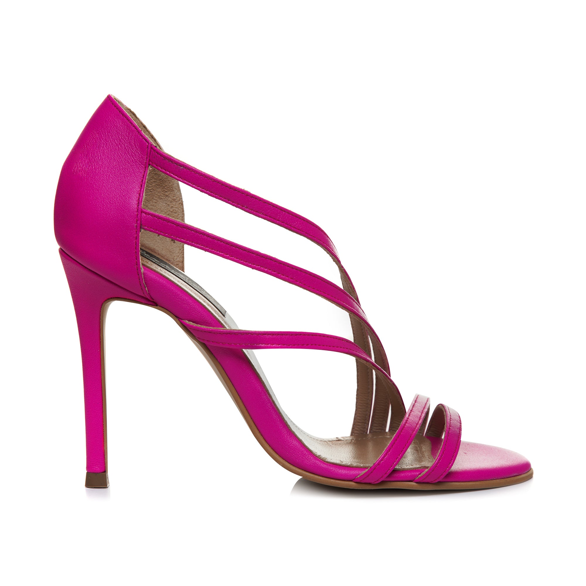 Sandale Dama Piele Fucsia Theo L7 - Orice Culoare