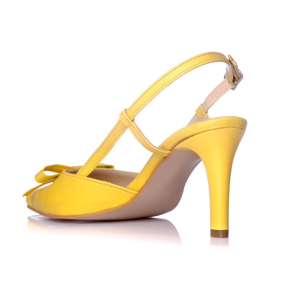 Sandale Dama Piele Serena Galben C8 - orice culoare