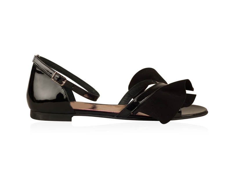 Sandale Talpa Joasa Piele Negru Stories N20  - Orice Culoare