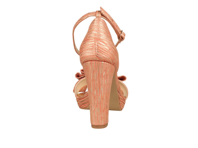 Sandale Piele Corai/Bronz Amely N46 - orice culoare