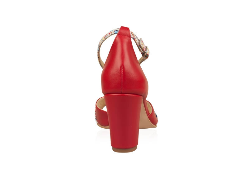 Sandale Dama Piele Rosu N56 - orice culoare