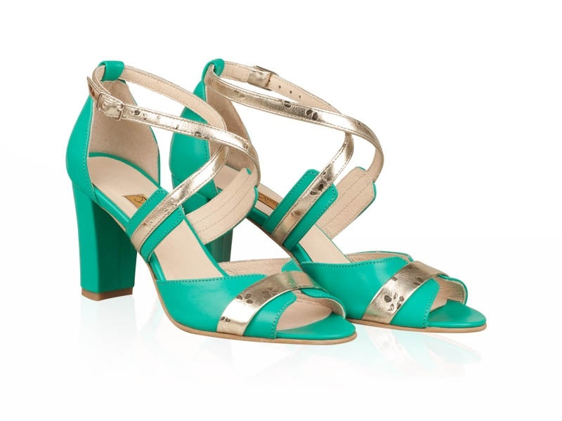 Sandale Dama Piele Verde Jonil N26 - orice culoare